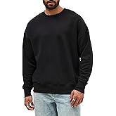 LINMYZAI Men's Soft Crewneck Sweatshirt Breathable Crew Neck Pullover Outdoor Athletic Long Sleeve Sweatshirts