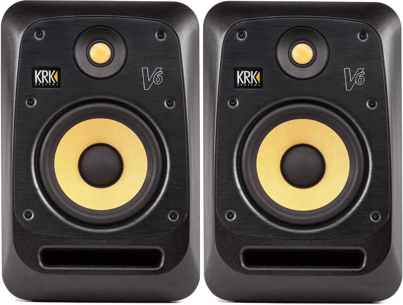 KRK V6 Series 4 6" 2-Way Powered Studio Reference Monitor - Pair