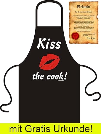 sch�rze kiss the cook