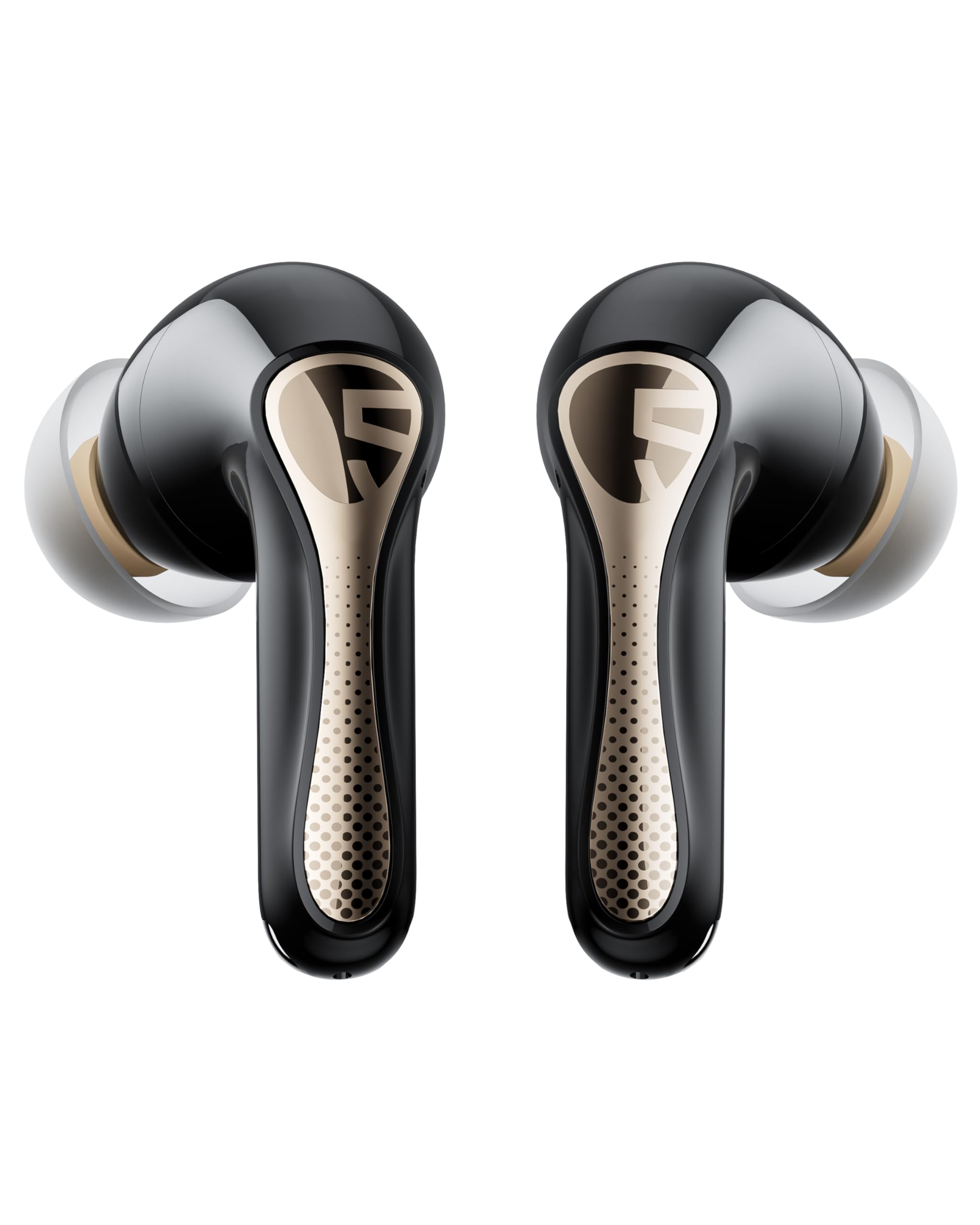 SoundPEATS Air5 Pro+ MEMS Speaker Earbuds, Hybrid Driver Earbuds with 10mm Composite Diaphragm Speaker, aptX Lossless & Hi-Res, AI Adaptive ANC & 6 Mic, LE Audio LC3, Bluetooth 5.4, Weightless Comfort