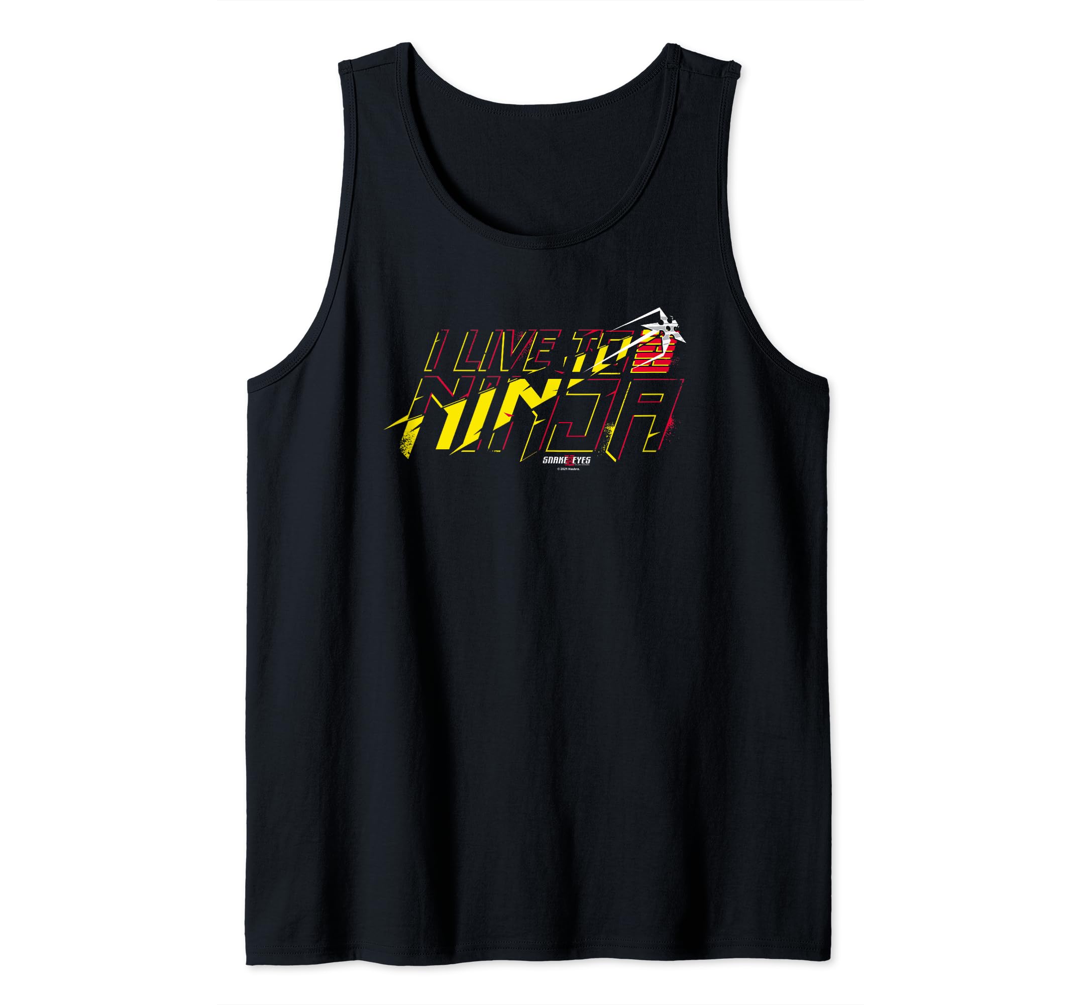 Snake Eyes I Live To Ninja Tank Top