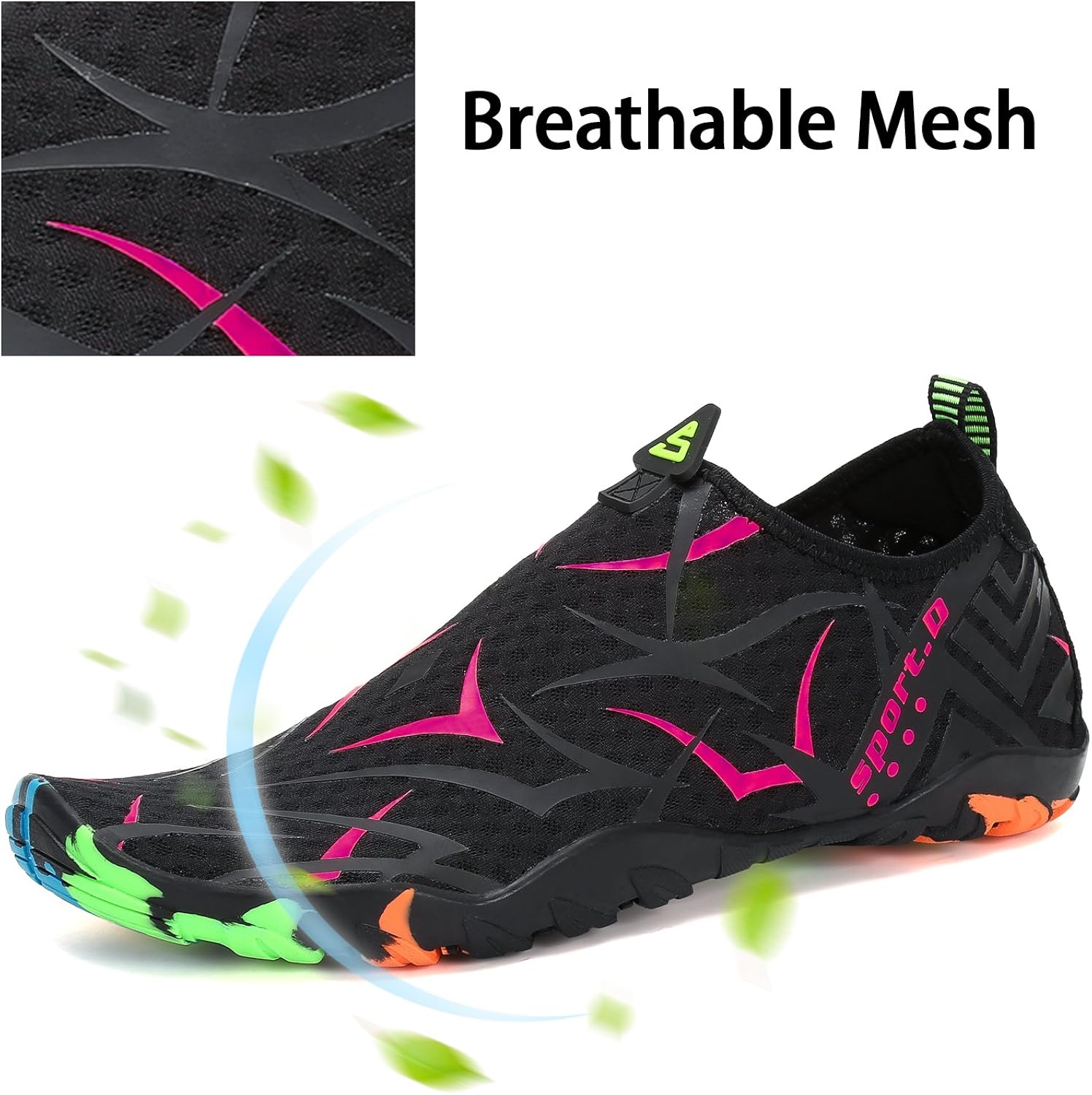  | Mishansha Mens Womens Water Shoes Barefoot Quick Dry Beach Swim Diving Kayaking Surf Windsurfing Aqua Sports | Water Shoes