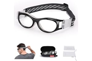 SooGree Kids Sport Glasses - Basketball & Football Goggles - Boys Safety Eyewear - Anti Shock Collision Glasses - Frame 7-14