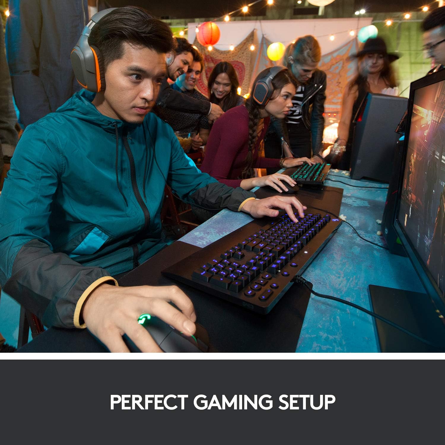 Logitech G403 Hero Wired Gaming Mouse, Hero 16K Sensor, 16000 DPI, RGB Backlit Keys, Adjustable Weights - Image 3