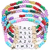 AICase for Twisted Merch Wonderland Gifts Toys Inspired Bracelets 5 Pcs Stackable Stretch Beaded Friendship Bracelets Figures Collection Cosplay Merchandise Gifts for Fans Women Birthday Christmas