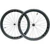 ELITEWHEELS Road Bike Carbon Wheels 700c Clincher 38/50/55/60/82mm Carbon Wheelset Tubeless Ready Cycling Wheel U Shape