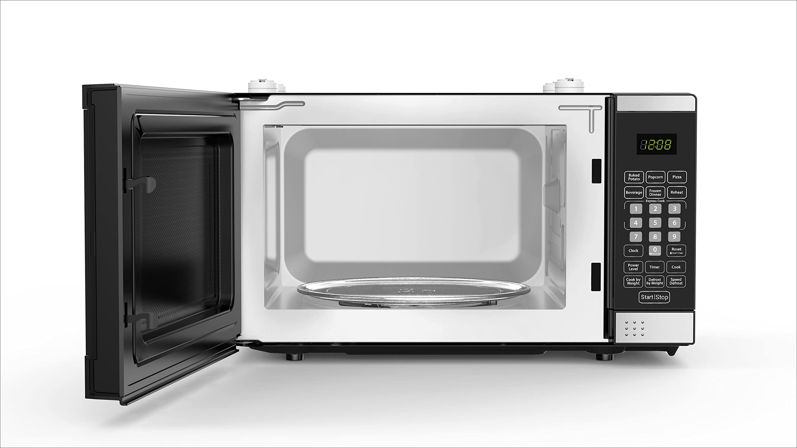 Danby DDMW007501G1 Countertop Microwave, Stainless Steel