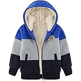 Avsead Kids Boys Sherpa Fleece Lined Jacket Hoodie Sweatshirt Fall Winter Spring Casual Warm Clothes(No Pilling,No Fade)