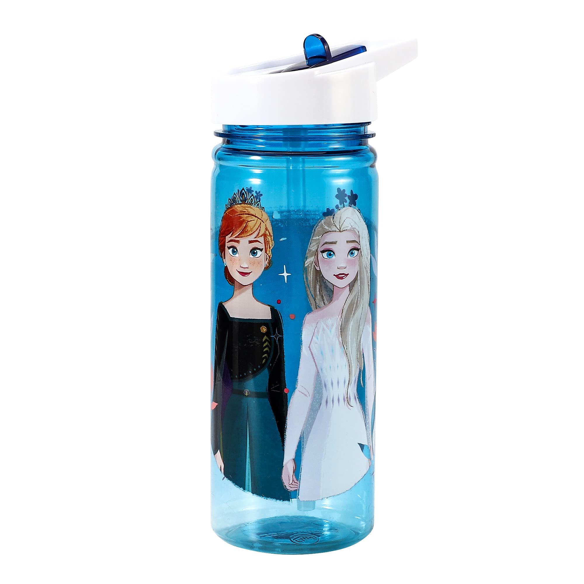 Zawadi Global Disney Frozen 580ml Water Bottle for Kids School Drinks Bottle Made of Durable Ecozen Reusable BPA Free