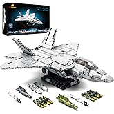 JMBricklayer F-22 Raptor Fighter Jet Building Block Set, Military Airplane Toy Army Construction Sets, Toys Gifts for Boys 14