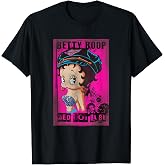 Betty Boop Red Hot Biker Betty T-Shirt Small