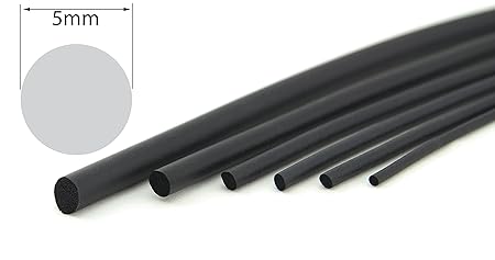RS5 - Rundschnur 5mm Rundschnüre EPDM Gummi Moosgummi Dichtung Gummischnur Fugendichtband Fugenprofil Vollgummi Dichtungsgumm