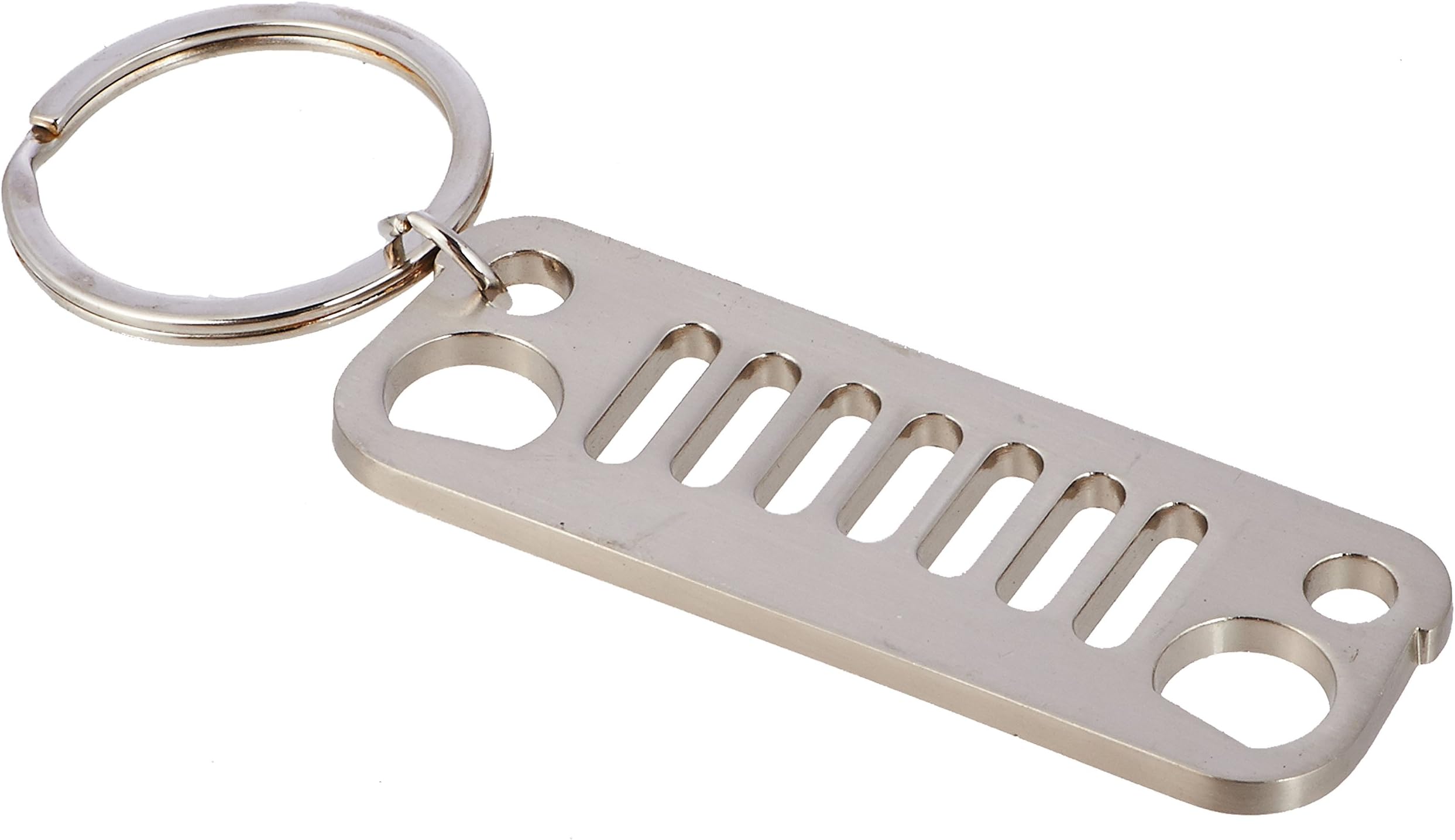 JTI Angry Rugged Look Jeep Grill with Silver Key Chain