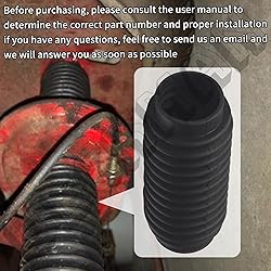 DECKMAN 7075115YP Axle Boot Rubber Compatible with