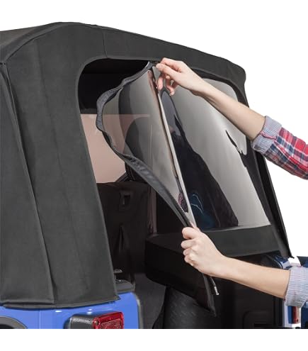 Ventana Trasera De Vidrio Privado Para Jeep Wrangler 2007-2010 2 Puertas | Lado Conductor Izquierdo | Tinte De Fábrica