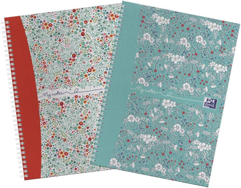 Oxford My Notes, A5 Notebooks Hardcover, Twin Pack of