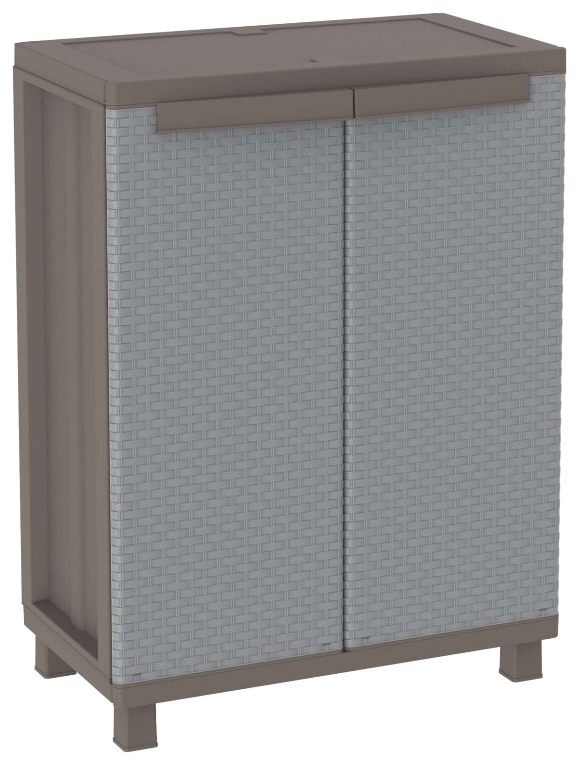 Terry, Jrattan 68, 2 Door Cabinet with 1 Internal Shelf - 68X37.5X91.5 cm