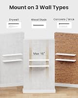 STOREMIC Floating Shelves White 60 cm Set of 2 Easy Install Modern Wall Shelf view 8