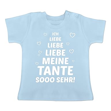 Sprüche Baby Ich Liebe Meine Tante So Sehr Baby T Shirt
