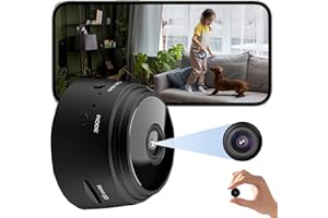 XUJADEOO Mini Hidden Camera Spy Wireless - 2025 Upgraded HD WiFi Spy Camera for Home, Nanny Cam Hidden Camera for Pet, Baby, Small Cameras with Motion Detection