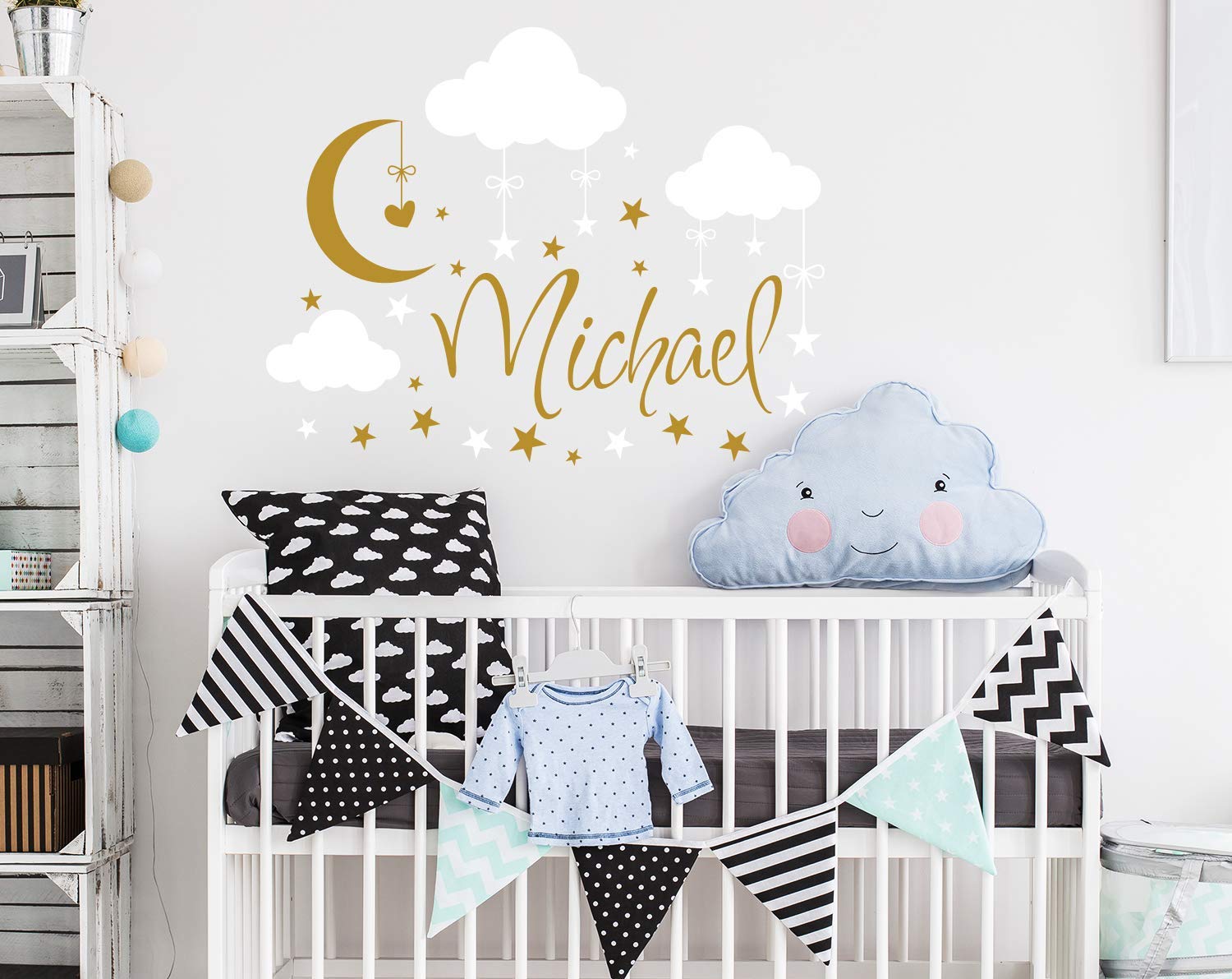 nursery name wall art