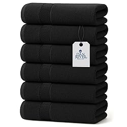 DAN RIVER 6-Pack Premium Hand Towels