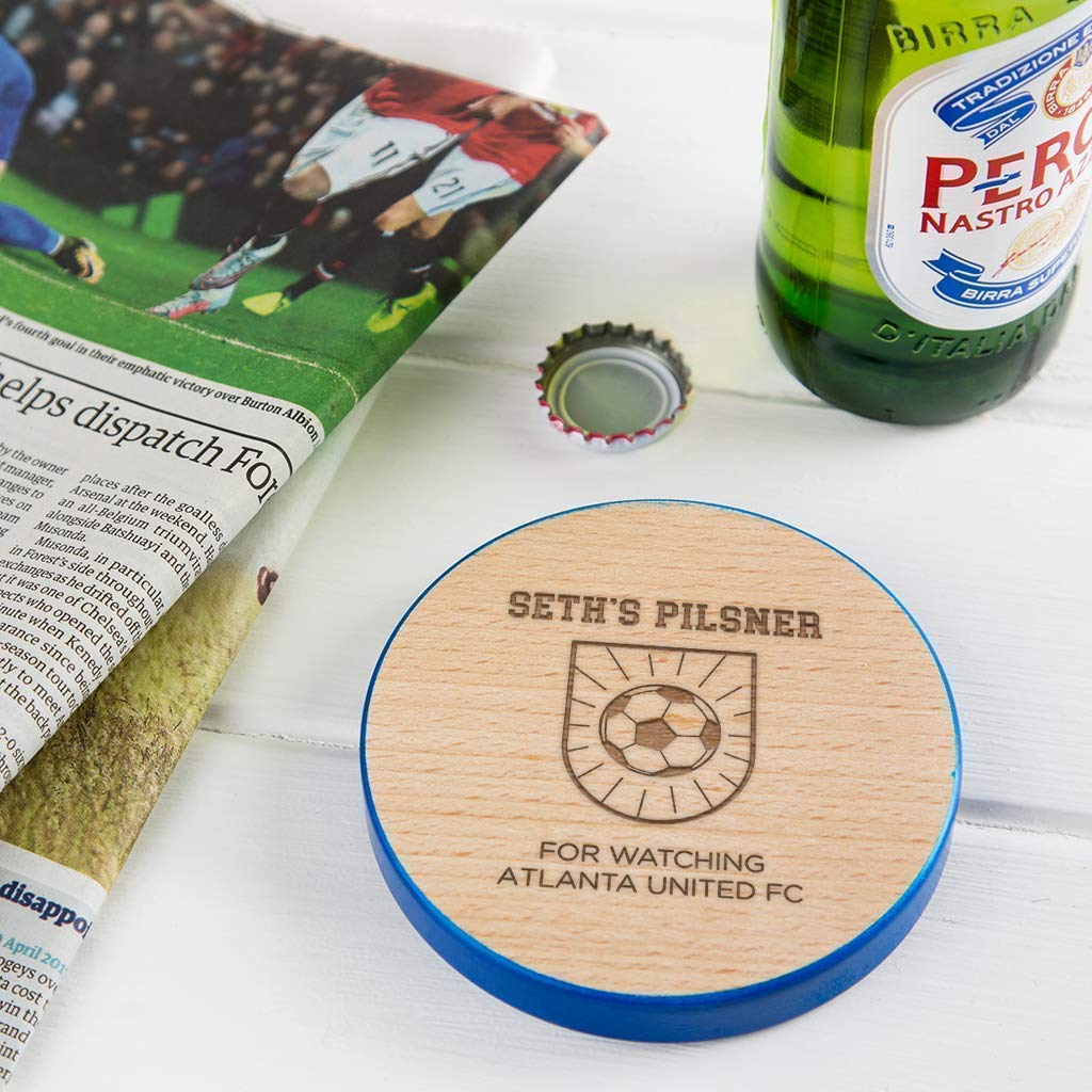 Soccer Coasters for Drinks Personalized Soccer Gifts for