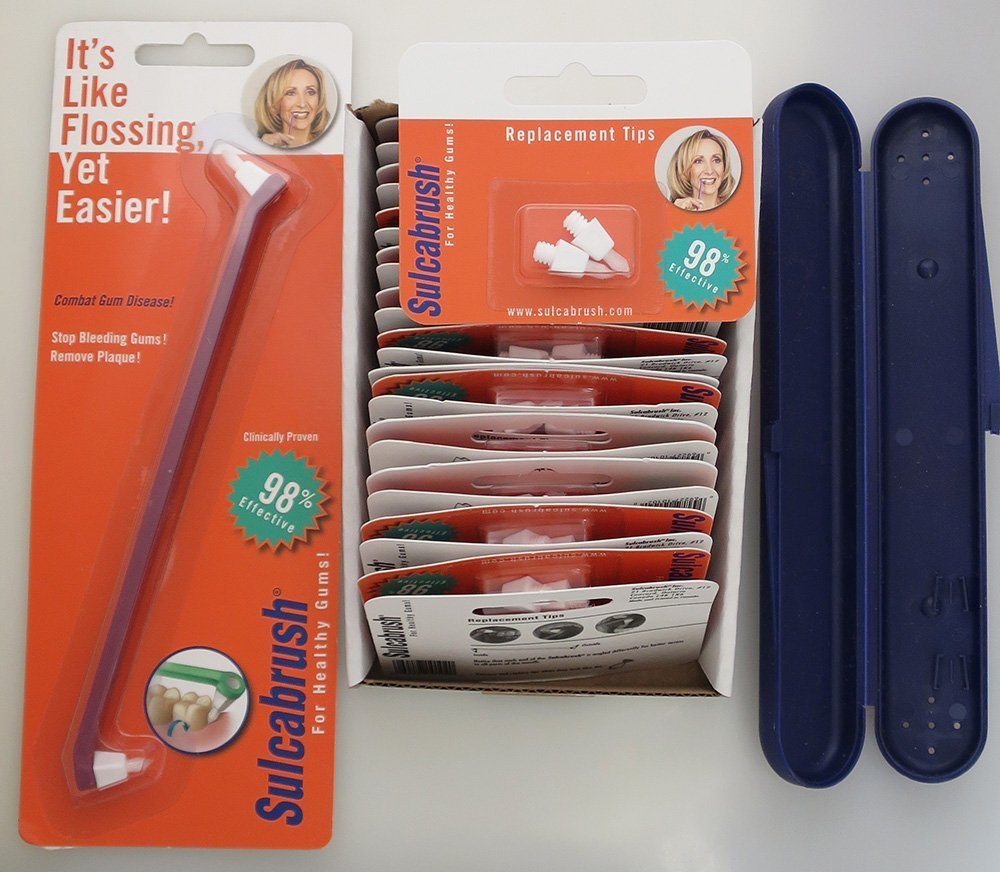 Sulcabrush Combo Purchase 48 Tips and Get a FREE Sulcabrush Handle