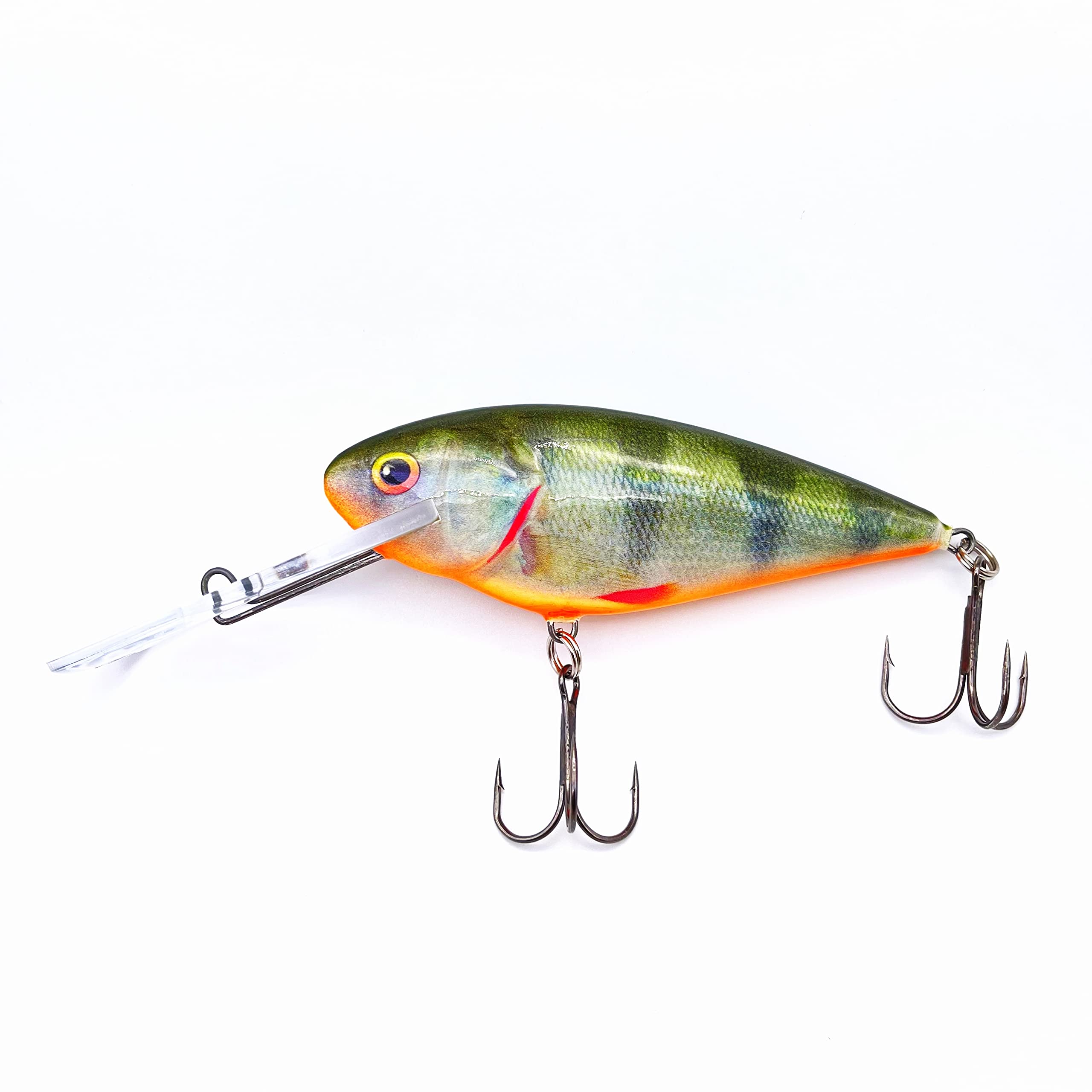 EVERBAY DORADO Wobbler Fishing Lure-Hard Crankbait-Fishing Tackle, Topwater Life-Like Swimbait for Perch Pike Zander Trout Salmon Catfish Chub Barbel Trolling in Freshwater, Floating - INVADER 11cm P