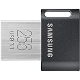 Samsung MUF-256AB USB Flash Drive 256 GB USB Type-A 3.1 (3.1 Gen 1) Black, Stainless Steel �C USB Flash Drives (256 GB, USB Ty