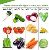 LLWQuanZSS Hylong 78L Potato Tomato Grow Bags 3-Pack - Soft-Sided Planters view 2