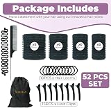 MIRZIAN 51Pcs Hair Rollers Set Heatless Curls 76mm 50mm 40mm 30mm view 2