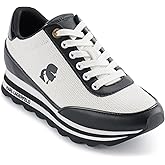 Karl Lagerfeld Womens Maico Sporty Sneaker with Karl Head