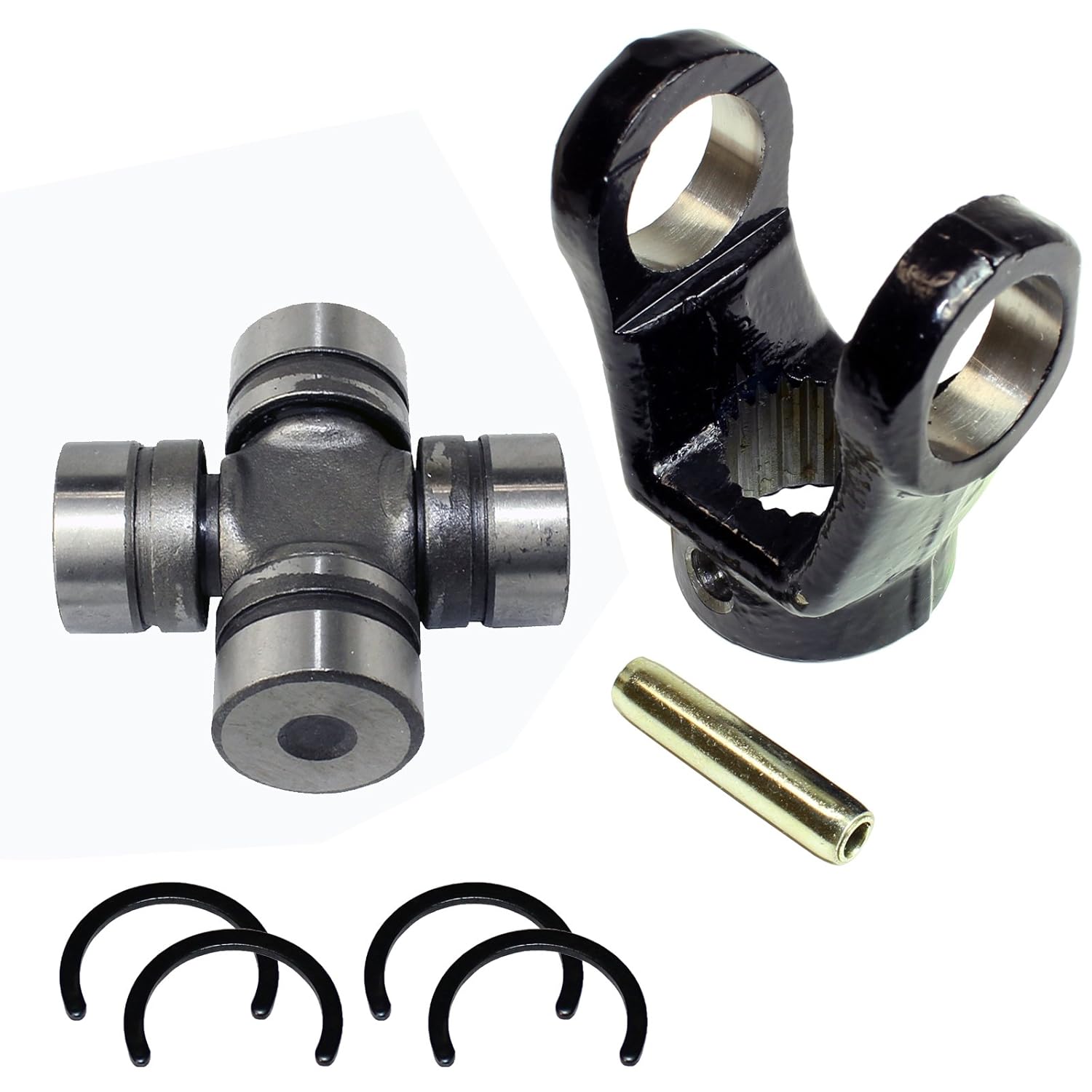 CALTRIC FRONT DRIVE SHAFT YOKE & UJOINT KIT FOR POLARIS