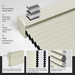 Boolegon Blackout Cellular Shades Cordless Pull