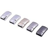 KONMAY 10 Sets 11.0x3.0mm Mixed Colors Jewelry Magnetic Clasps for Bracelets Making