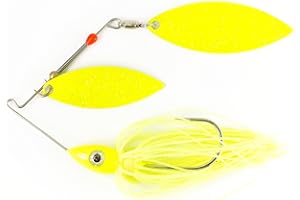 Nichols Lures Pulsator Metal Flake Double Willow Spinnerbait