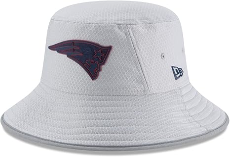 Amazon Com New Era New England Patriots Nfl 2018 Training Camp Sideline Bucket Hat Gray Clothing