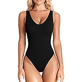 OQQ Women’s Tummy Control One Piece Swimsuit – Crinkle Textured Swimwear Full Coverage Slimming Bathing Suit