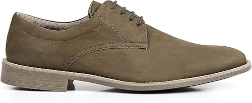 sapato casual masculino em couro nobuck