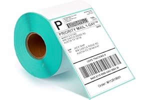 Selegere Shipping Labels 4x6" for UPS USPS,Direct Thermal Labels Compatible with Most Label Printer,Roll Mailing Label Easy to Tear Commercial Grade (Blue 350 Labels/Roll)