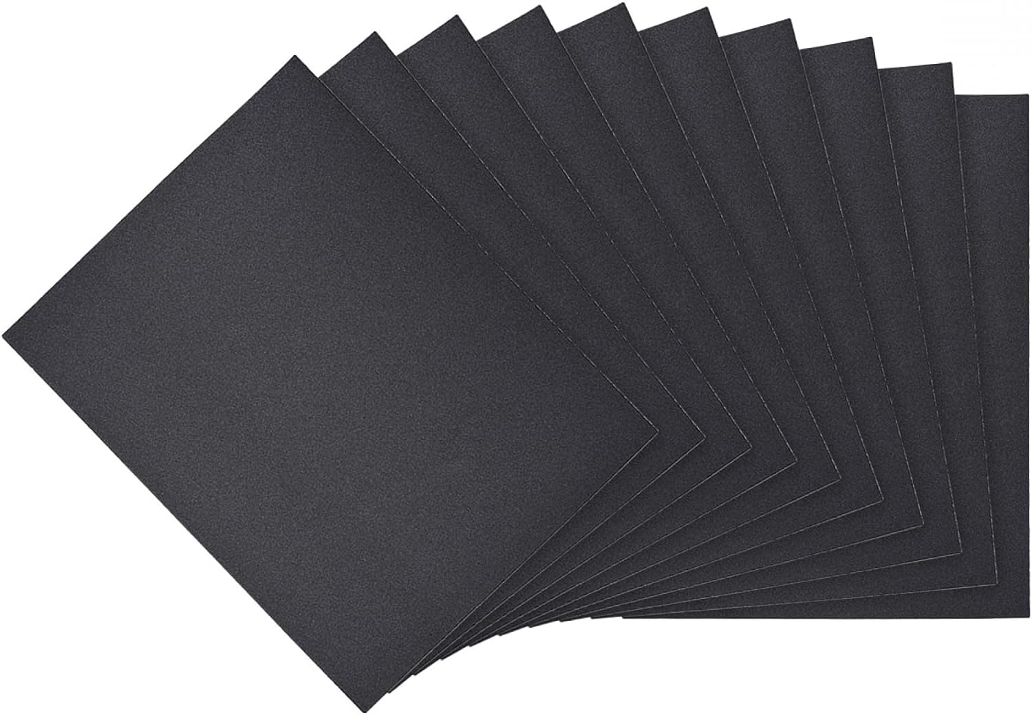 TOP-VIGOR 10Pcs 220 Grit Wet Dry Sandpaper 9 Inch x 11 Inch, Assorted Sanding Sheets Abrasive Paper for Wood Furniture Metal Automotive Polishing