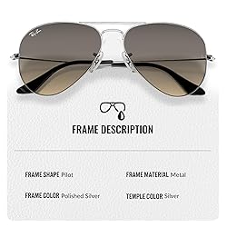 Ray-Ban RB3025 Classic Gradient Aviator Shape