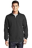 SPORT-TEK Unisex Quarter Zip Sweatshirt, Graphite