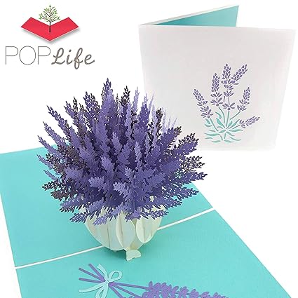 Poplife Cards Bouquet De Fleurs De Lavande Fête Des Mères
