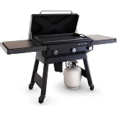 Traeger Flatrock 3 Zone Griddle, 594 Sq In, TruZone, EZ Clean Grease Keg | 3-zone TruZone heat, fuel sensor, EZ-Clean grease management, even edge-to-edge heat for any crowd