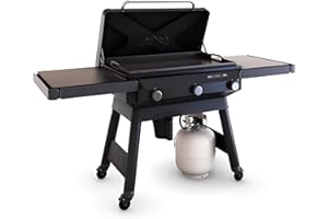 Traeger Grills Flatrock, 33 Inch Flat Top Griddle, Outdoor Gas Grill with 3-Zone TruZone Cooking, Even Heat, Fuel Sensor, and EZ-Clean Grease Management, Premium Propane Griddle for Outdoor Cooking