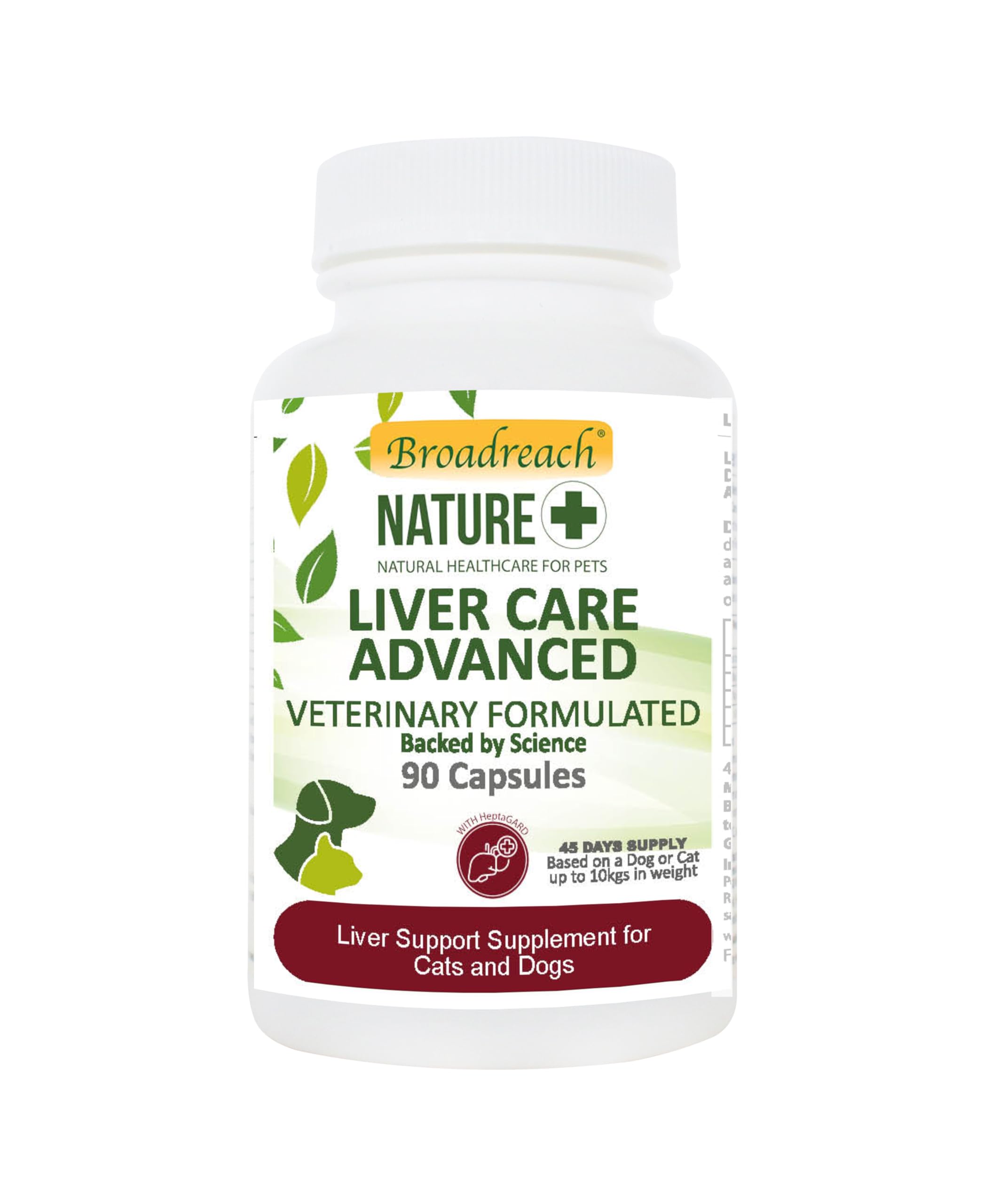 ADVANCED LIVER CARE DETTOX for DOGS and CATS - in NEW label design - same advanced formulation. With Concentrated Milk Thistle - Formulated by Expert Vets and Nutritionists - 90 caps