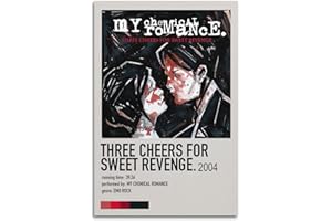 YNTNDYGV My Chemical Romance Poster Mcr The Black Parade Poster Art Decor Painting Aesthetic Wall Art Canvas for Bedroom Decor 12x18inch(30x45cm) 6