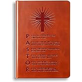 WHLBHG Pastor Gifts Pastor Leather Journal Notebook Pastor Appreciation Gifts Christian Gifts Minister's Gift Pastor Definition Notebook Birthday Gift (Hardcover-Pastor-2)